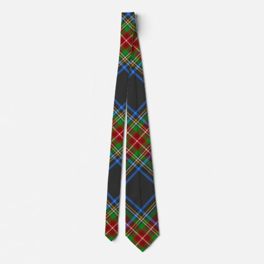 Cravate Stewart Stuart Black Clan Tartan (Dos)