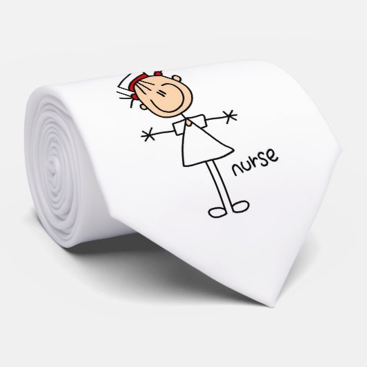 Cravate Stick simple Figure Nurse Tshirts et cadeaux (Roulé)