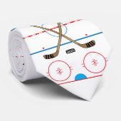 Cravate Sticks de hockey à patinoire du Centre (Roulé)