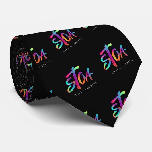 Cravate Stoa Neon Tie (Roulé)