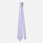 Cravate Stomach Cancer Awareness Plaid Periwinkle Ribbon (Devant)