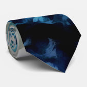 Cravate Storm Clouds and Ocean Currents Abstract Art (Roulé)