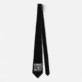 Cravate STRAIGHT OUTTA - add your text here/create own (Devant)