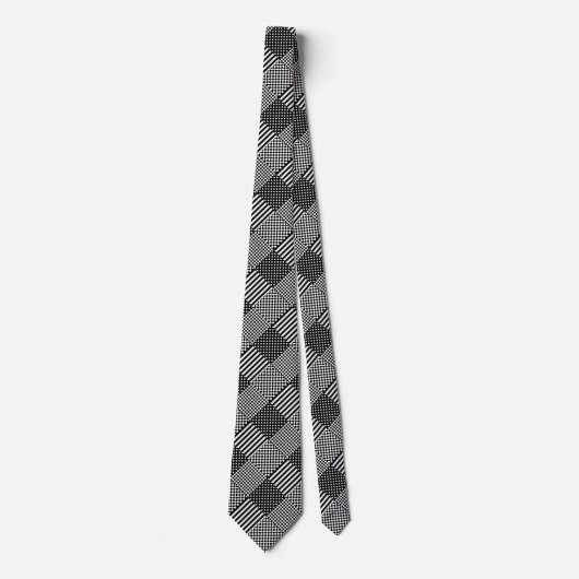 Cravate Stripes Check Harlequin Pois Conception mixte (Devant)