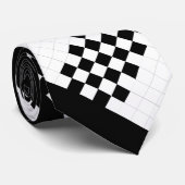 Cravate Stripes et À damiers choisir votre propre couleur (Roulé)