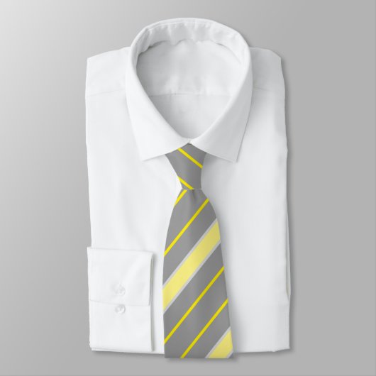 Cravate Stripes jaunes (Attaché)