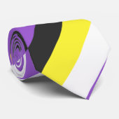 Cravate Stripes non-binaires (Roulé)