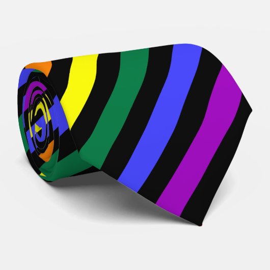 Cravate Stripes Tie (Roulé)