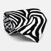Cravate Stripes Zèbre Classique (Roulé)