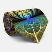 Cravate Structures Animées Art Fractal Abstrait Coloré (Roulé)