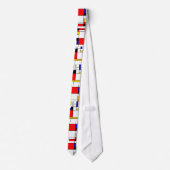 Cravate Style Bauhouse Mondrian (Dos)