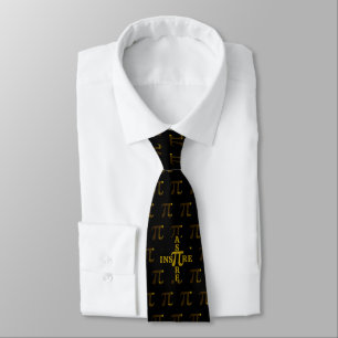 Cravate Style Black Gold ASPIRE INSPIRE Pi Day