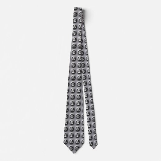 Cravate style de rivets métalliques à pois (Devant)