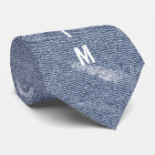 Cravate Style Dirty Denim (Roulé)