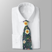 Cravate Style impressionniste Fleur sauvage Meadow (Attaché)