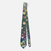 Cravate Style impressionniste Fleur sauvage Meadow (Devant)