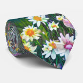Cravate Style impressionniste Fleur sauvage Meadow (Roulé)
