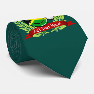 Cravate Style jamaïcain gai de Noël de drapeau