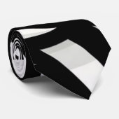 Cravate Style Leaf Zebra Stripes (Roulé)