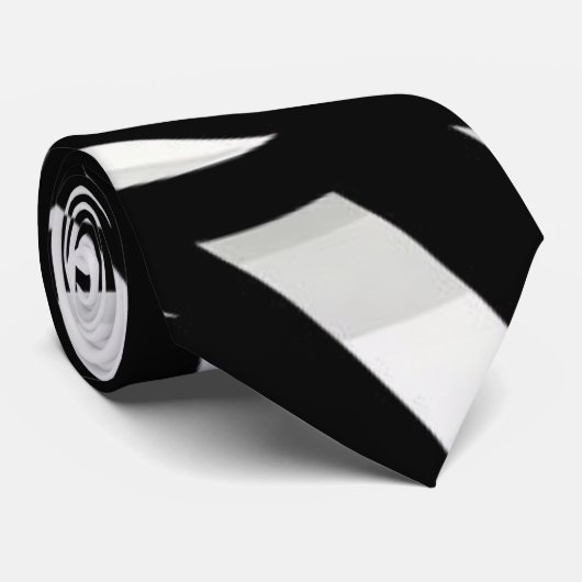 Cravate Style Leaf Zebra Stripes (Roulé)