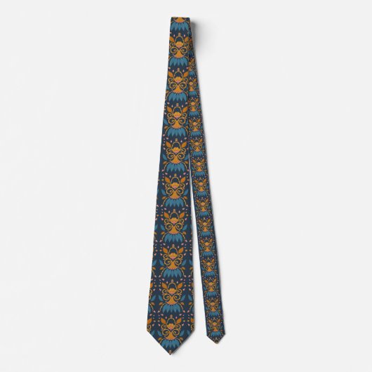 Cravate Style médiéval motif orné (Devant)