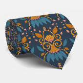 Cravate Style médiéval motif orné (Roulé)