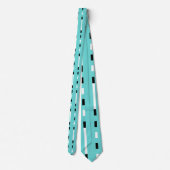 Cravate Style moderne et audacieux Memphis Noir, Blanc, Tu (Dos)