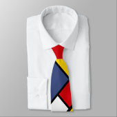 Cravate Style Mondrian Design d'art Abstrait moderne (Attaché)