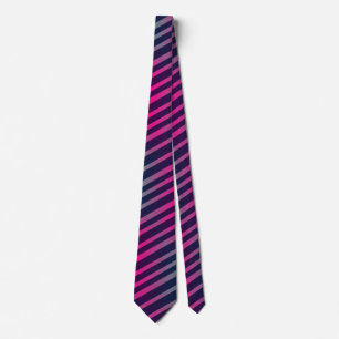 Cravate Style Régimentaire Vibrant