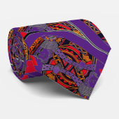 Cravate Style Royal Violet des Rois (Roulé)