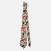 Cravate Style Terrazzo Artistique moderne Motif Abstrait (Devant)