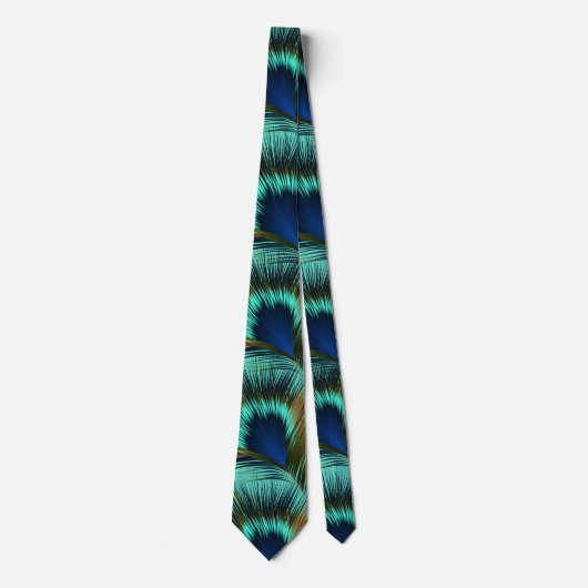 Cravate Stylet Peacock Feather Mens (Devant)