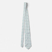 Cravate Stylish Aqua & Sea Foam Green Argyle Neck Tie (Dos)