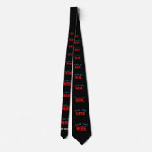 CRAVATE STYLISH MODERN CUSTOMIZABLE BLACK VERIFIED BRANDED (Dos)