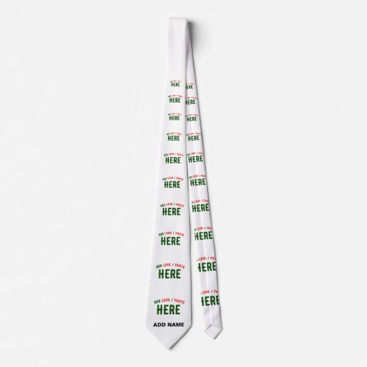CRAVATE STYLISH MODERN CUSTOMIZABLE WHITE VERIFIED BRANDED (Devant)