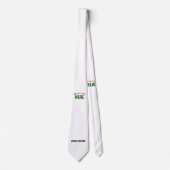 CRAVATE STYLISH MODERN CUSTOMIZABLE WHITE VERIFIED BRANDED (Devant)