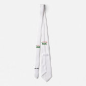 CRAVATE STYLISH MODERN CUSTOMIZABLE WHITE VERIFIED BRANDED (Dos)