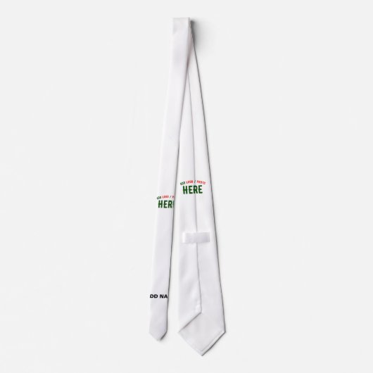 CRAVATE STYLISH MODERN CUSTOMIZABLE WHITE VERIFIED BRANDED (Dos)
