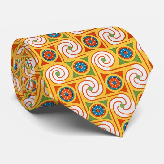 Cravate Stylish Retro 1970 Creative Mens (Roulé)