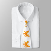 Cravate Stylized image of Dragon in flame (Attaché)