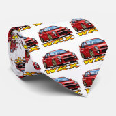 Cravate Subaru WRX_red (Roulé)