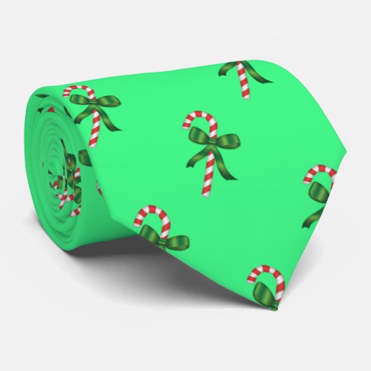 Cravate Sucres de canne de Noël (Roulé)