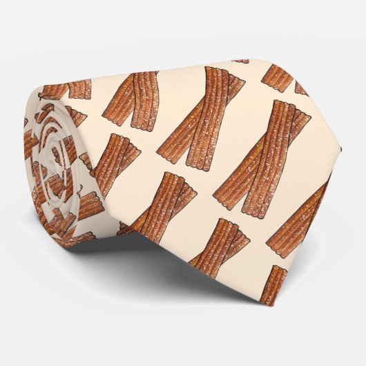 Cravate Sugary Churro Fried Pâtisseries Douteuses Churros (Roulé)