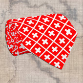 Cravate Suisse Cravates, mode Swiss Drapeau