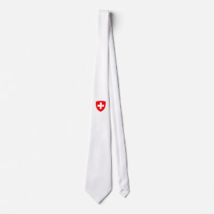 Cravate Suisse pays blason armoiries symbole emblème suiss