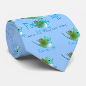 Cravate Suivez-MOI Twitter Cadeaux et torchons T-shirts (Roulé)