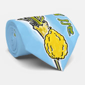 Cravate Sukkot - les quatre espèces (Roulé)