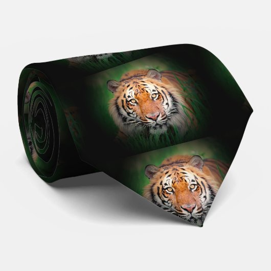 Cravate Sumatran Borneo Tiger (Roulé)