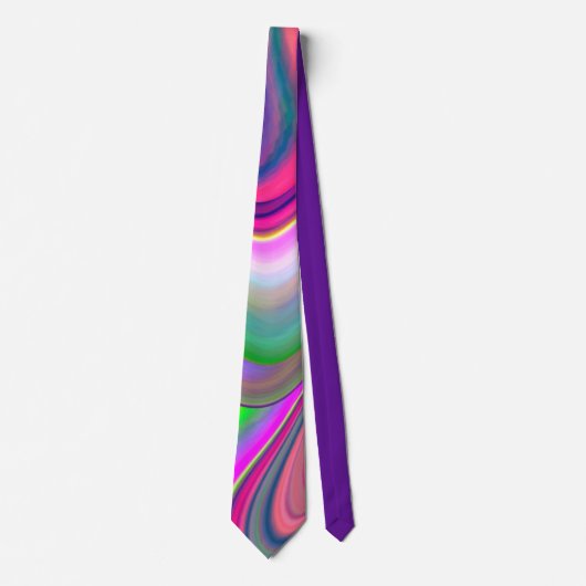 Cravate Summerfeel, Rainbowart 3D Abstrait (Devant)
