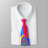 Cravate Summerfeel, Rainbowart 3D Abstrait (Attaché)